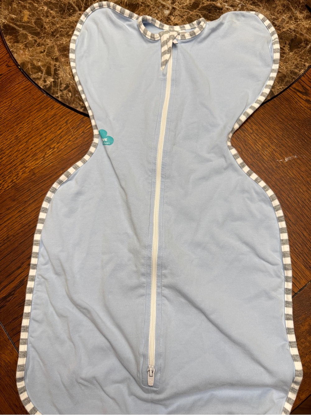 Love to dream Light Blue Swaddle Sleep Sack small 1Tog